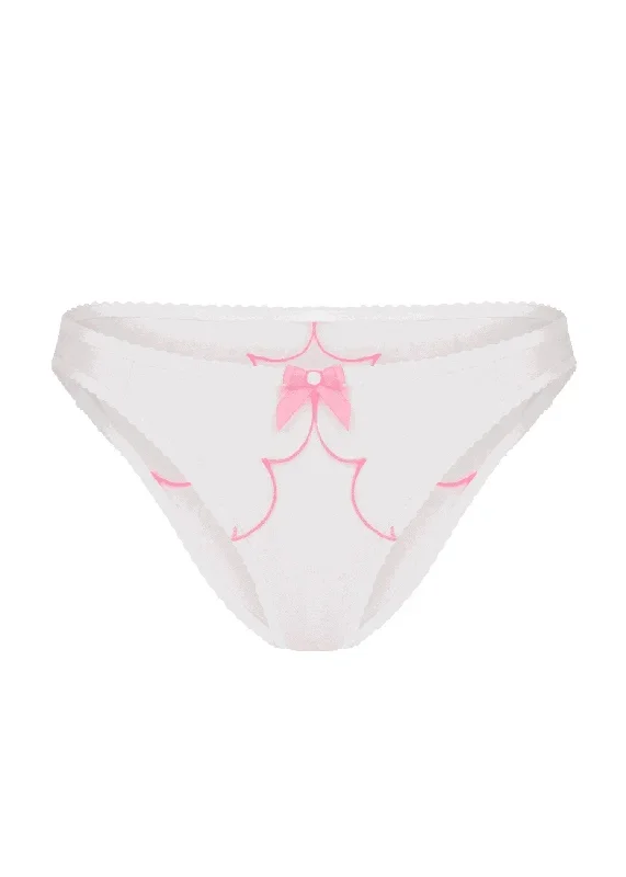 Lorna Brief (White / Pink)