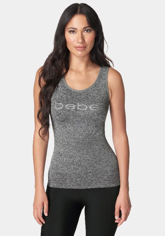 bebe-logo-2-pack-cami-set-blush-charcoal-heather