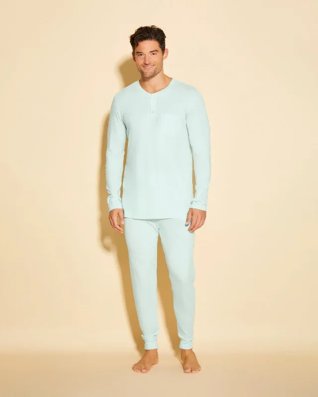 Men's Henley & Jogger Pajama Set