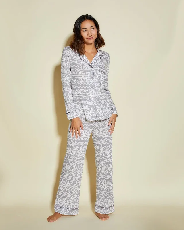 Petite Long Sleeve Top & Pant Pajama Set