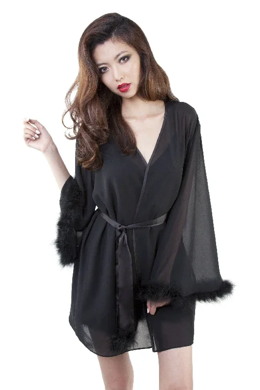 bettie-page-ostrich-feather-robe-black