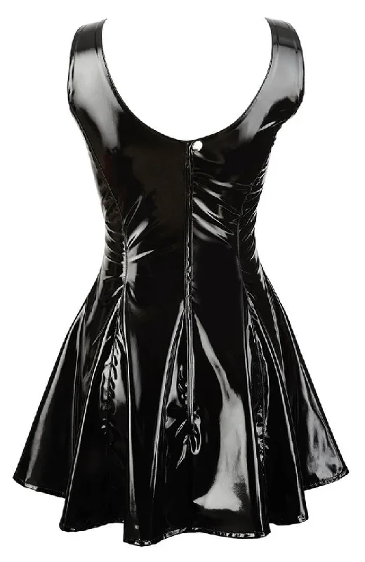 black-a-line-vinyl-dress-enchanted-night