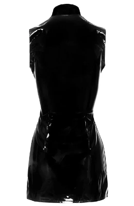 black-vinyl-dress-handle-it-quietly