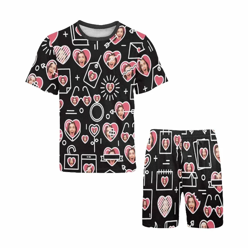 custom-face-couple-matching-loungewear-set-short-sleeve-shirt-and-capri-pants-sleepwear-pajama-set-for-valentines-day