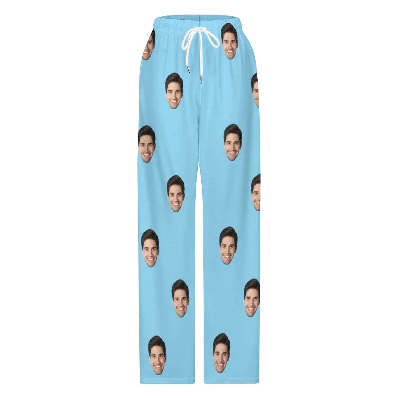 custom-face-long-pajama-pants-and-pet-dog-bandana