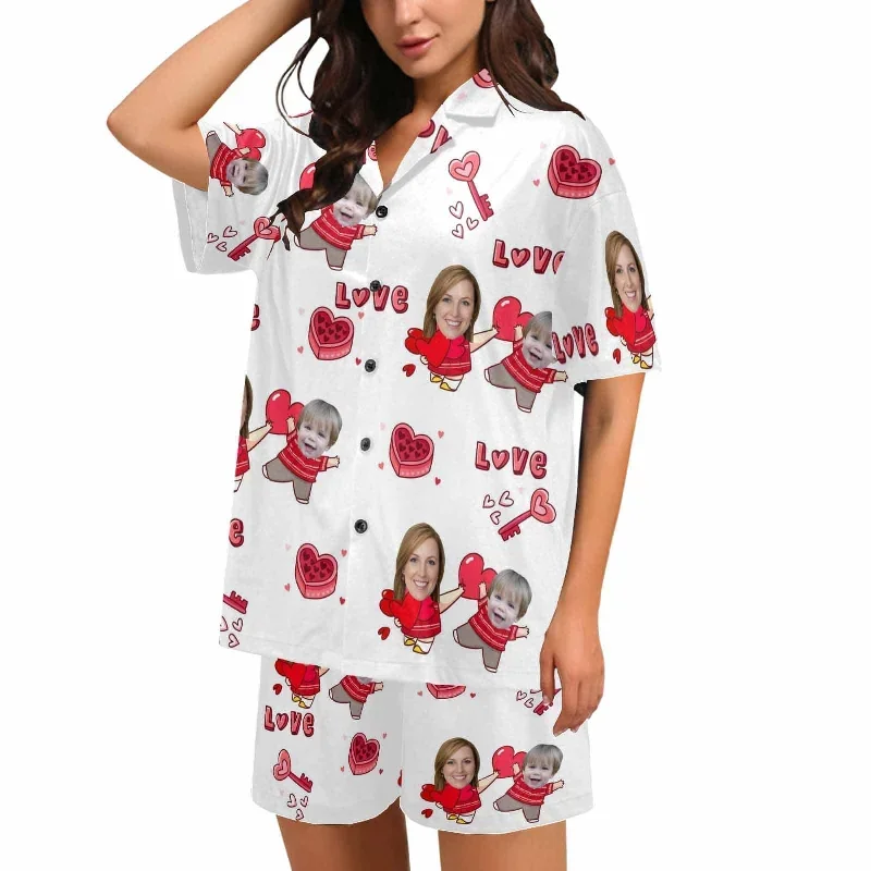 custom-face-pajamas-love-mom-baby-sleepwear-personalized-womens-v-neck-short-pajama-set-mothers-day-birthday-gift