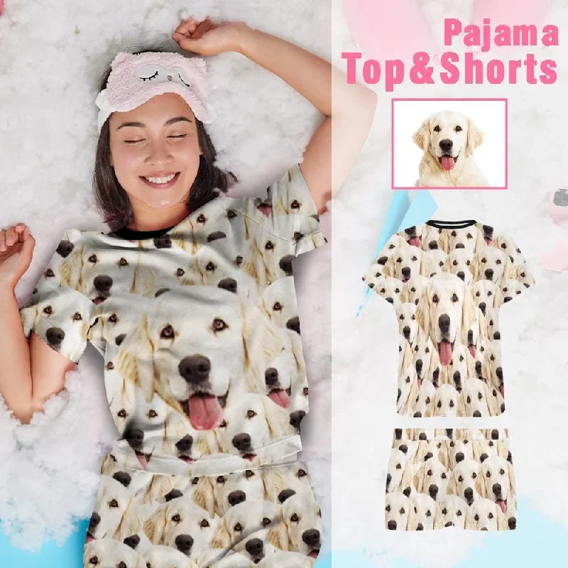 custom-pets-face-my-dog-sleepwear-personalized-photo-womens-pajama-t-shirt-shorts-pants-free-match