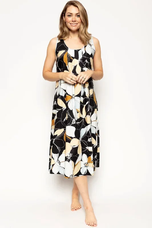 Beth Floral Print Long Nightdress