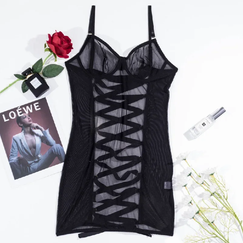 ellolace-sexy-cutout-tie-backless-dress-sheer-lace-erotic-see-through-lingerie-transparent-porn-night-dress-lace-up-babydoll