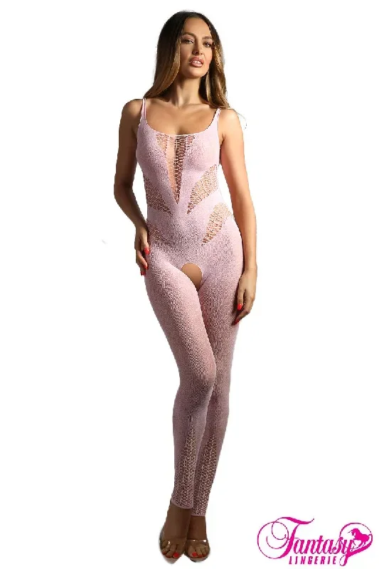 Floral Net Bodystocking