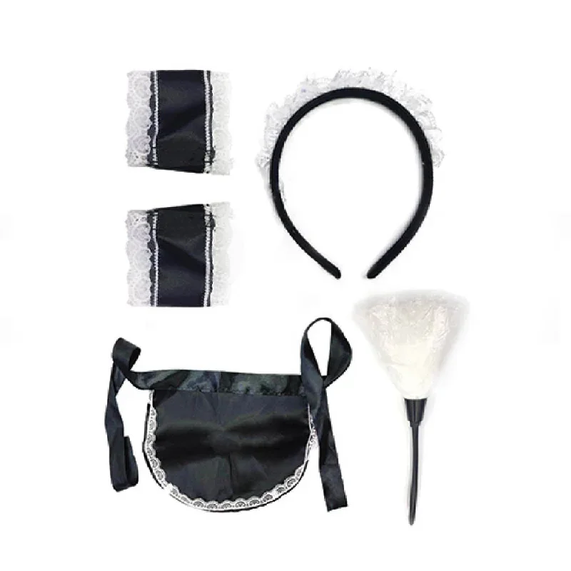 French Maid Costume Accessories 5-Piece Set