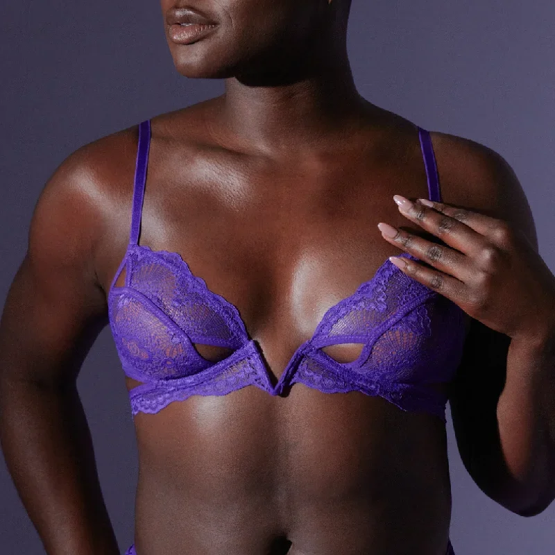 Kane V-wire Bra - Ultraviolet