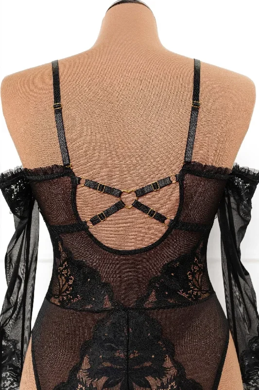 lace-mesh-off-the-shoulder-crotchless-teddy-black