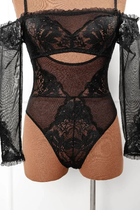 lace-mesh-off-the-shoulder-crotchless-teddy-black