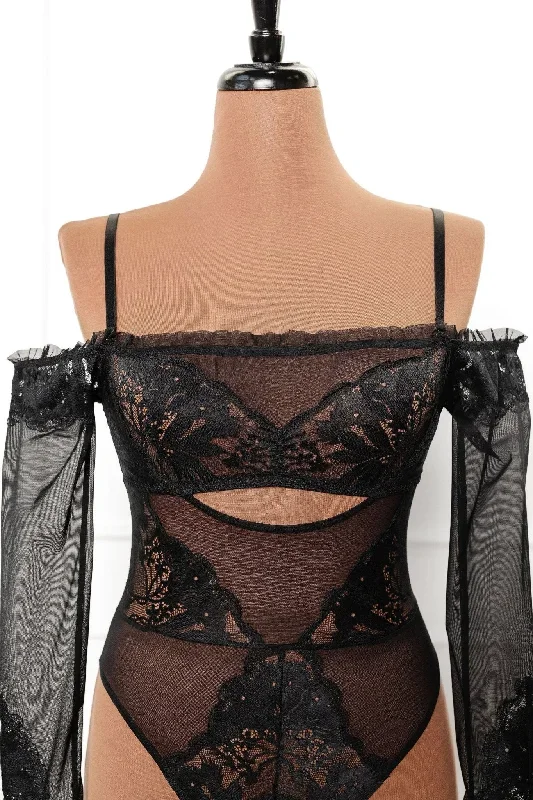 lace-mesh-off-the-shoulder-crotchless-teddy-black