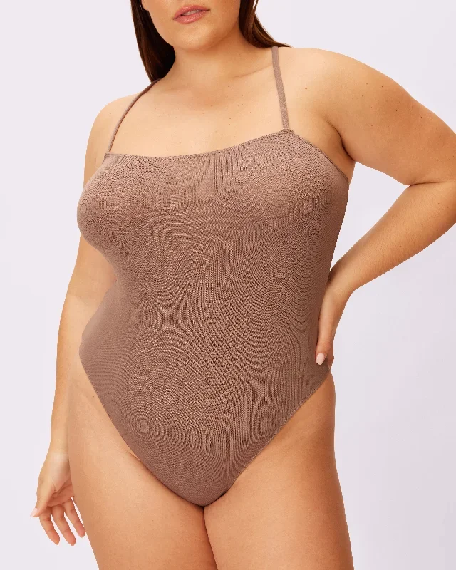 Lush Comfort Cami Bodysuit | Lush Rib | Archive (Truffle)