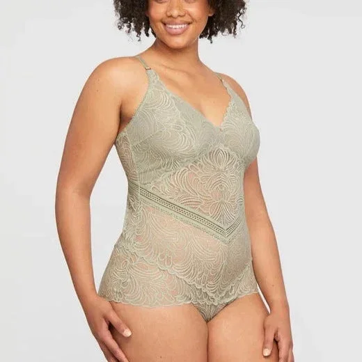 Montelle London Fog Lace Bodysuit *Final Sale*