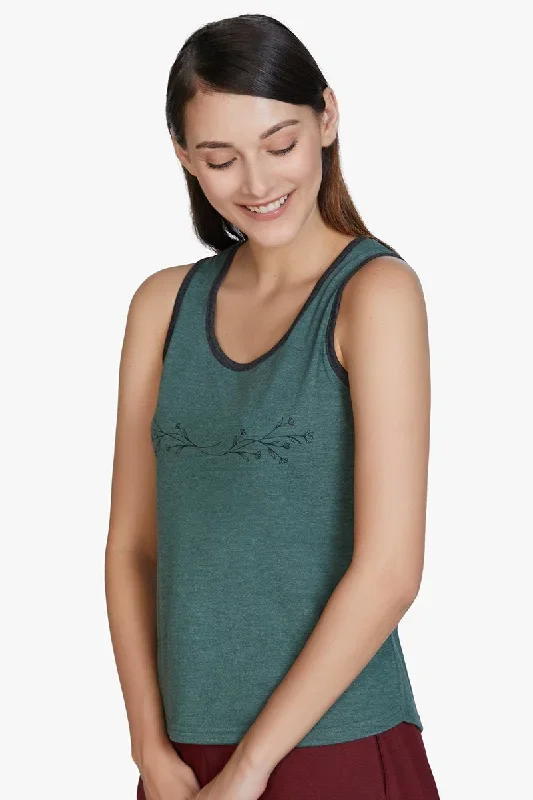 olive-cotton-blend-sleep-tank-top