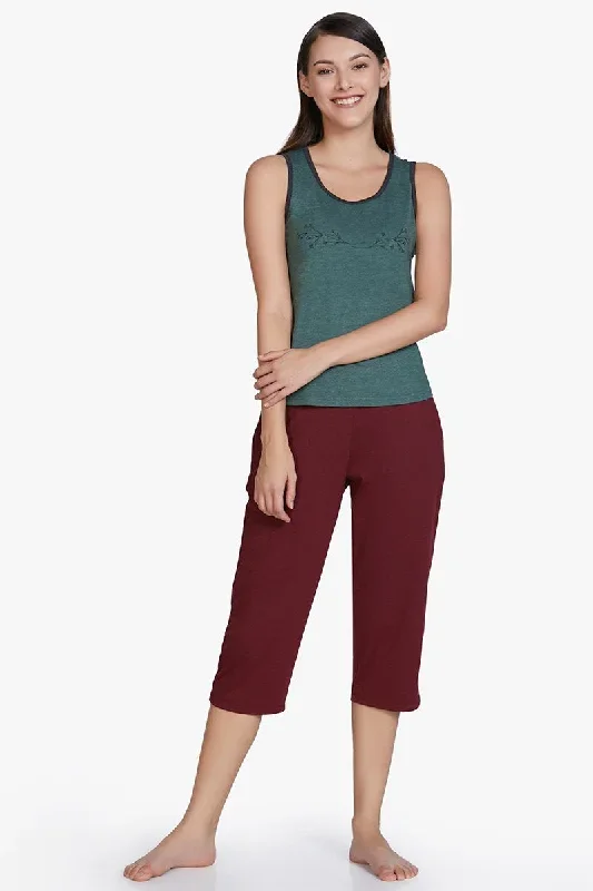 olive-cotton-blend-sleep-tank-top