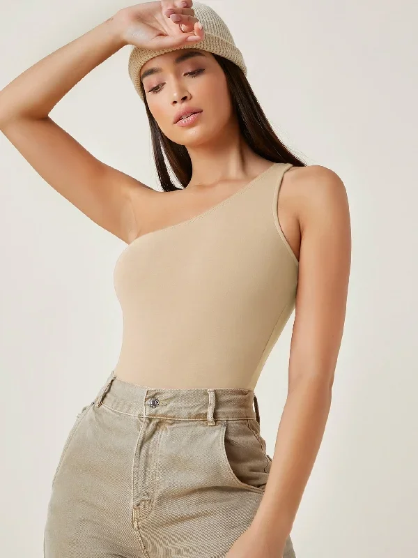 one-shoulder-solid-bodysuit