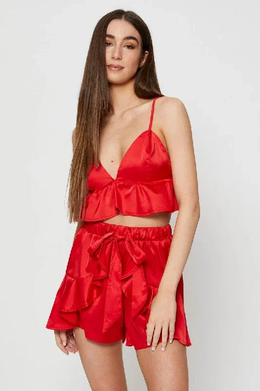 red-bralette-pyjamas-set-satin-nw18013-34zb