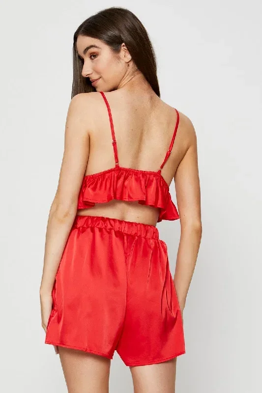 red-bralette-pyjamas-set-satin-nw18013-34zb