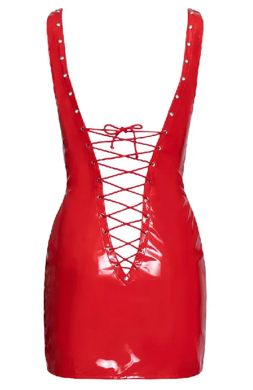 red-vinyl-lace-up-dress-next-up