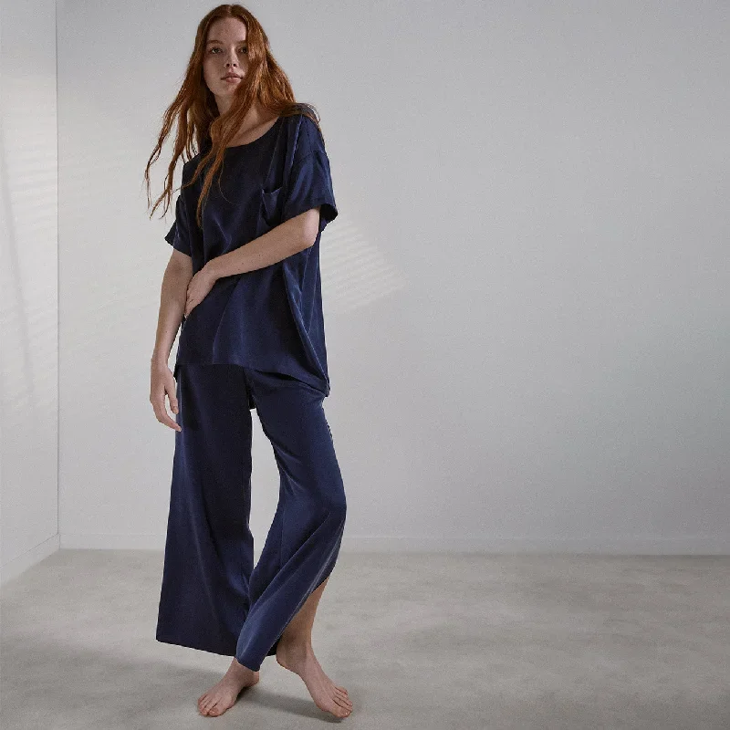 womens-washable-silk-tee-pant-set-deep-blue