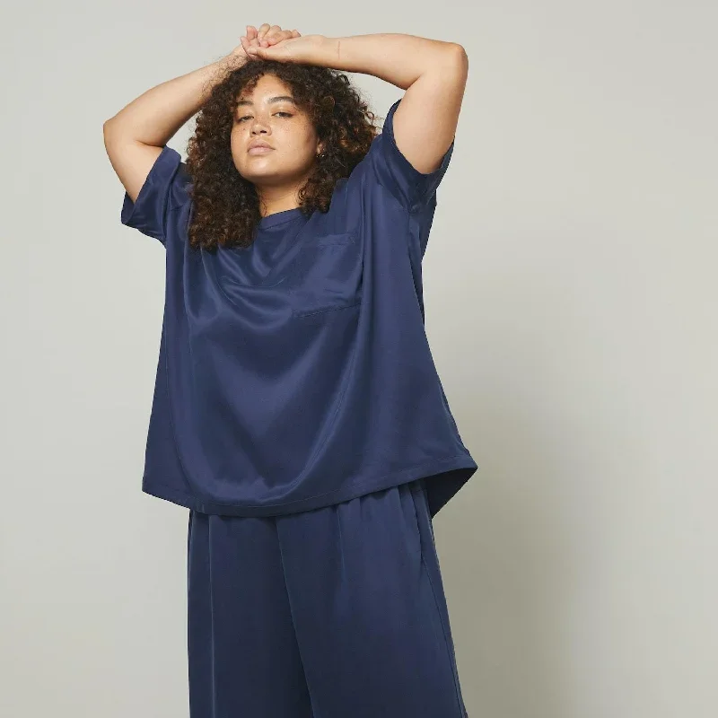 womens-washable-silk-tee-pant-set-deep-blue